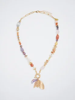 Necklace With Semiprecious Stone|Parfois Outlet
