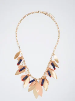 Necklace With Stone And Freshwater Pearl|Parfois Outlet