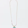 Necklace With Stone And Pearl|Parfois Flash Sale