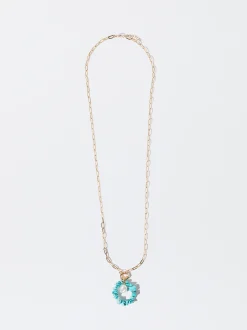Necklace With Stone And Pearl|Parfois Flash Sale