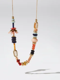 Necklace With Stone And Resin|Parfois Sale