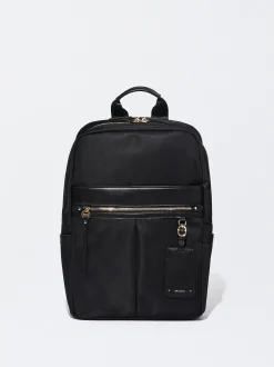 Nylon Backpack For 15” Laptop|Parfois Best Sale