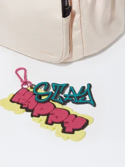 Nylon Backpack With Pendant|Parfois Online