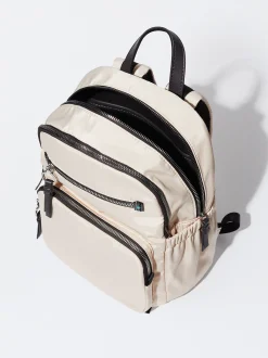 Nylon Backpack With Pendant|Parfois Online