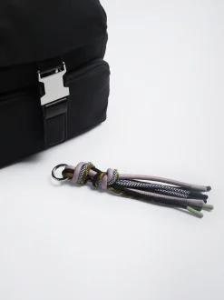 Nylon Backpack With Pendant|Parfois Cheap