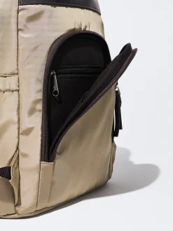 Nylon Backpack With Pendant|Parfois Outlet