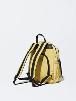 Nylon Backpack With Pendant|Parfois New
