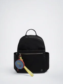 Nylon Backpack With Pendant|Parfois Fashion