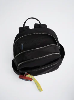 Nylon Backpack With Pendant|Parfois Fashion