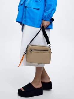Nylon Crossbody Bag|Parfois Flash Sale