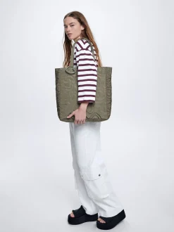 Nylon Heart Tote Bag|Parfois Sale
