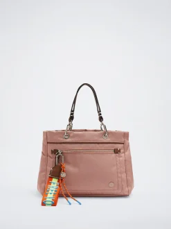Nylon Tote Bag With Pendant|Parfois Sale
