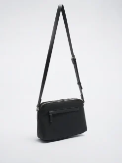 Nylon-Effect Crossbody Bag|Parfois Online