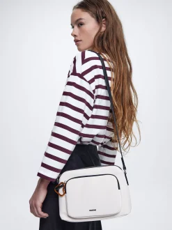 Nylon-Effect Crossbody Bag|Parfois Clearance