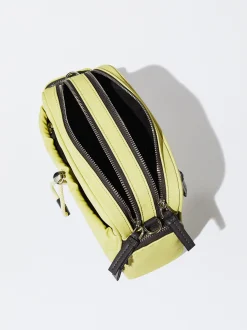 Nylon-Effect Crossbody Bag|Parfois New