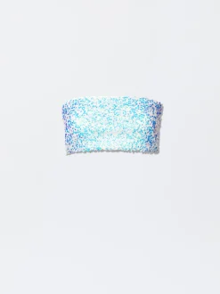 Off-The-Shoulder Sequinned Top|Parfois Store