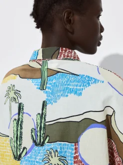 Organic Cotton Printed Shirt|Parfois Sale