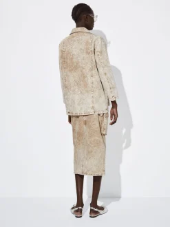 Oversize Faded Denim Blazer|Parfois Fashion
