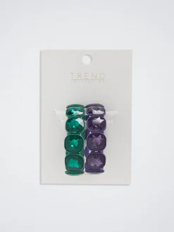 Pack Of Bracelets With Crystals|Parfois Flash Sale