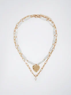 Pack Of Necklaces With Freshwater Pearl|Parfois Best