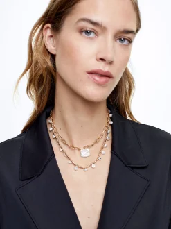 Pack Of Necklaces With Freshwater Pearl|Parfois Outlet