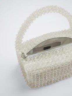 Party Handbag With Beads|Parfois Flash Sale