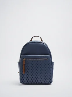 Perforated Detail Backpack|Parfois Fashion