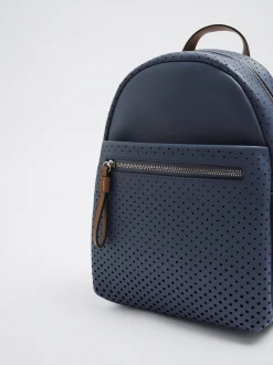 Perforated Detail Backpack|Parfois Fashion