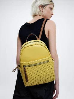 Perforated Detail Backpack|Parfois Clearance