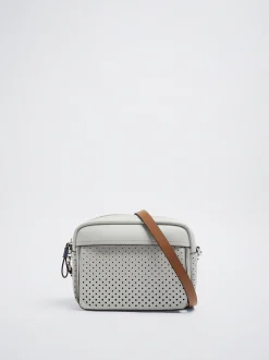 Perforated Detail Crossbody Bag|Parfois Fashion