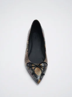 Pointy Ballerina With Bow|Parfois Store