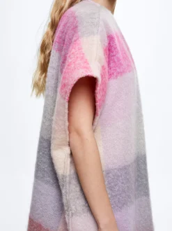 Poncho With Fringes|Parfois Store