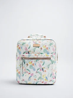 Printed Backpack For 13” Laptop|Parfois New