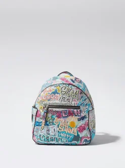 Printed Backpack With Mobile Phone Case|Parfois Shop