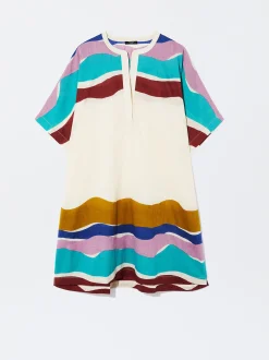 Printed Cotton Dress|Parfois Shop