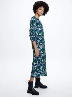 Printed Midi Dress|Parfois Store