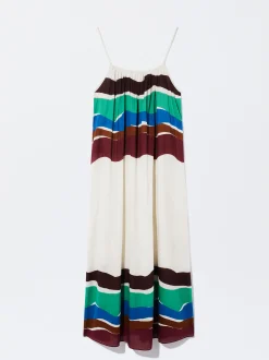 Printed Midi Dress|Parfois Sale