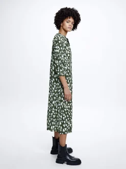 Printed Midi Dress|Parfois Fashion