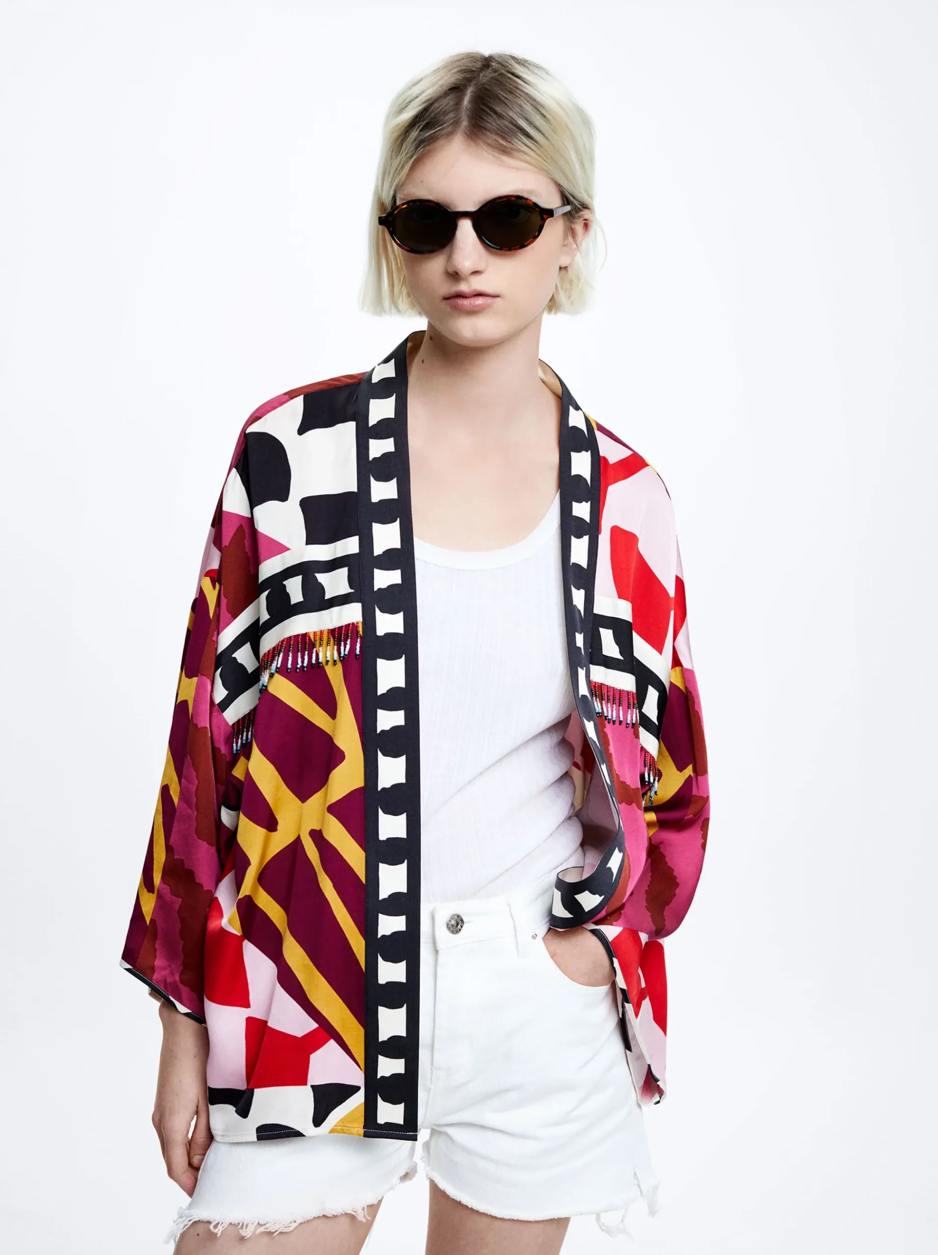Printed Open Kimono|Parfois Discount