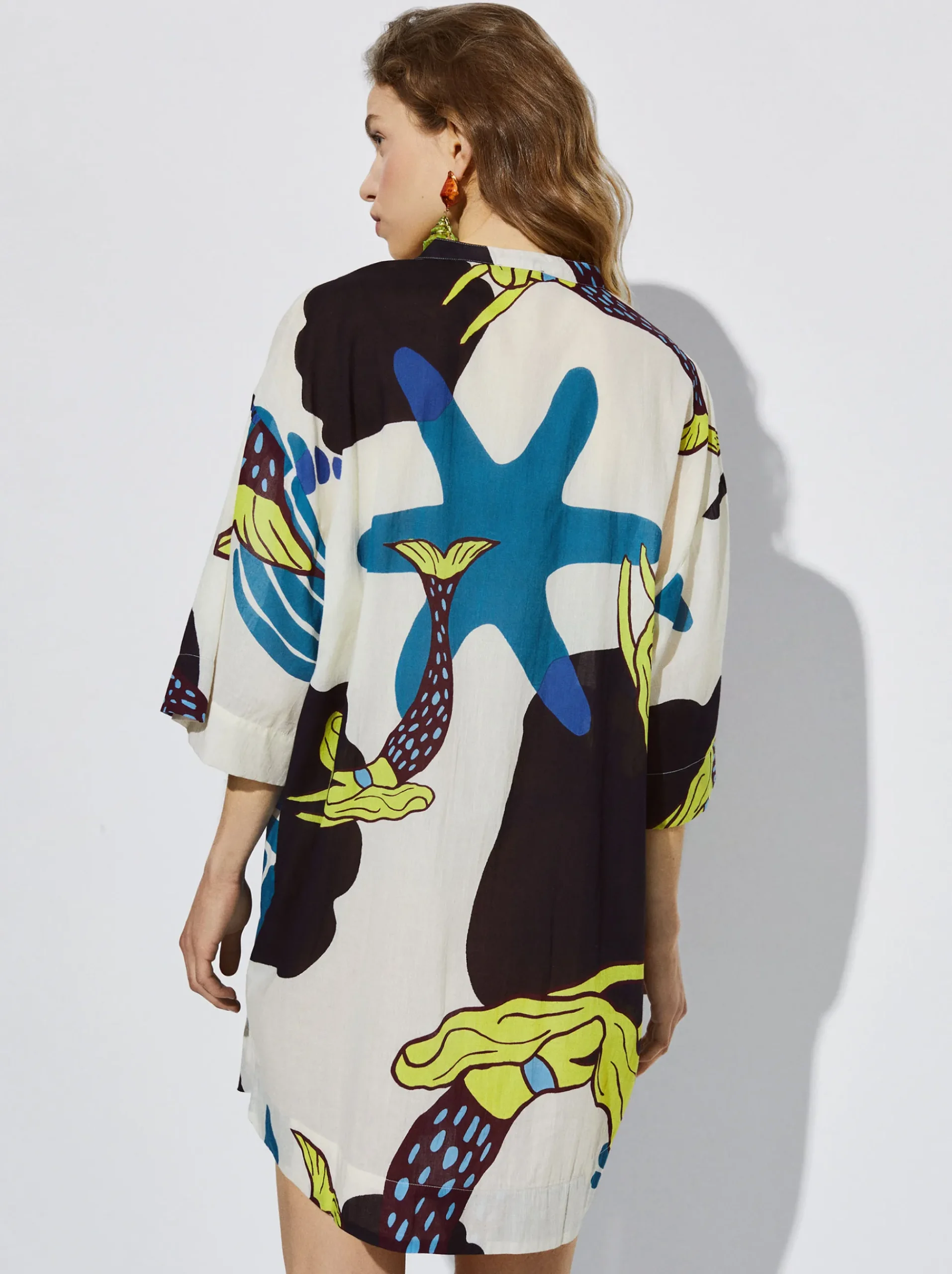 Printed Shirt Dress|Parfois Outlet