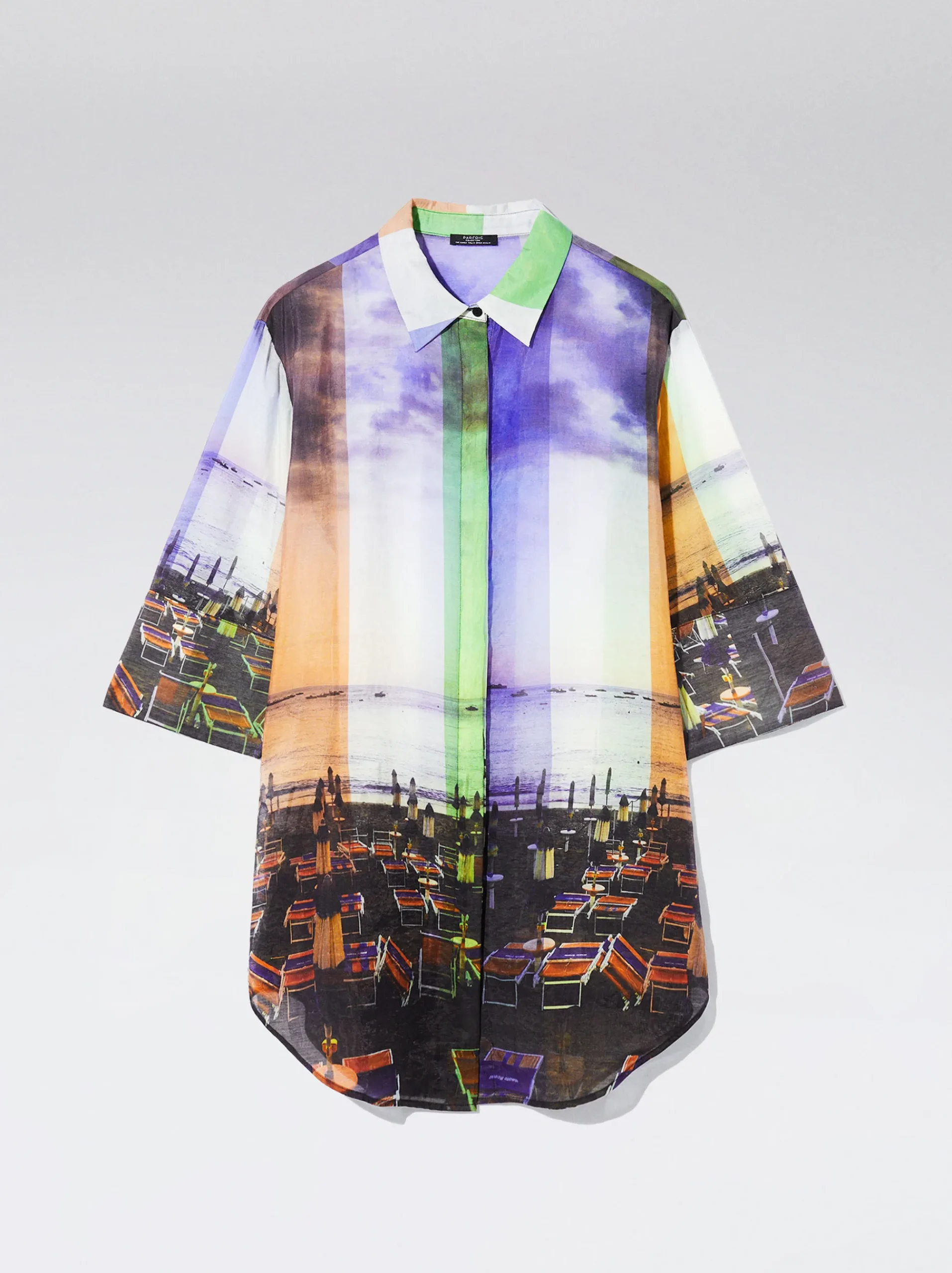 Printed Shirt Dress|Parfois Store