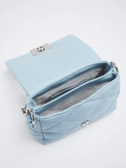 Quilted Crossbody Bag With Chain|Parfois Best Sale