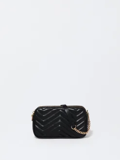 Quilted Crossbody Bag With Chain|Parfois Cheap