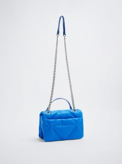 Quilted Crossbody Bag With Chain|Parfois New