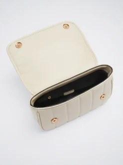 Quilted Crossbody Bag With Chain|Parfois Clearance