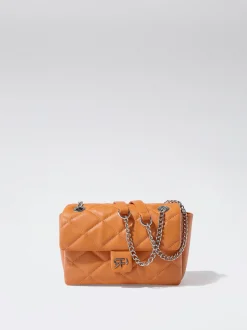 Quilted Crossbody Bag With Chain|Parfois Cheap