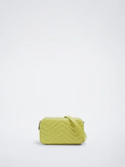 Quilted Crossbody Bag With Chain|Parfois Cheap