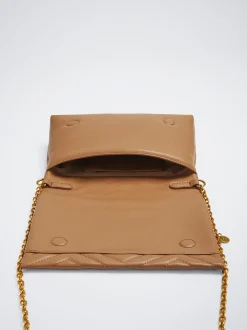 Quilted Crossbody Bag With Chain|Parfois Outlet