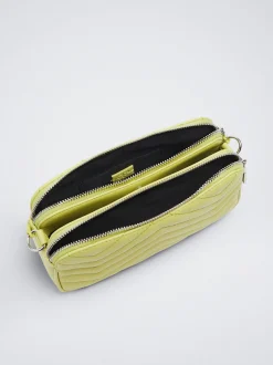 Quilted Crossbody Bag With Chain|Parfois Discount