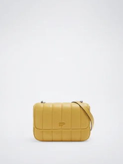 Quilted Crossbody Bag With Chain|Parfois Fashion